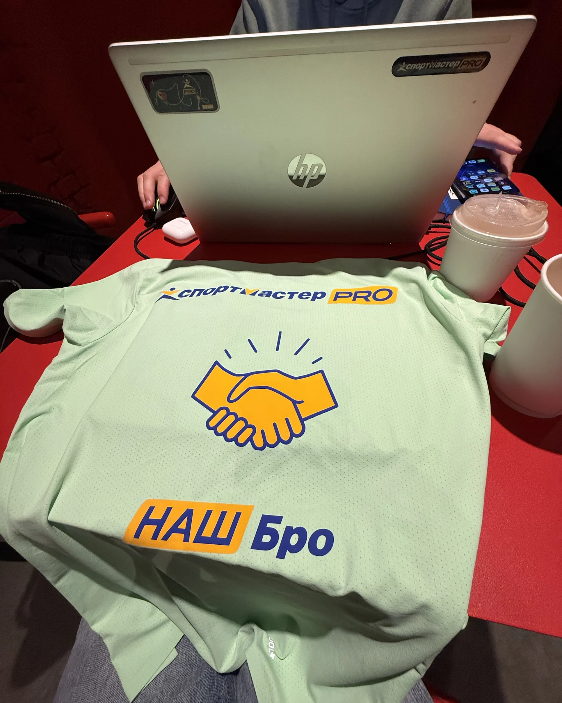 Finished T-shirt, back print