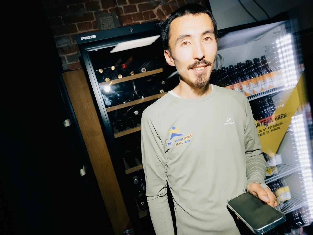 Long sleeve at a club event