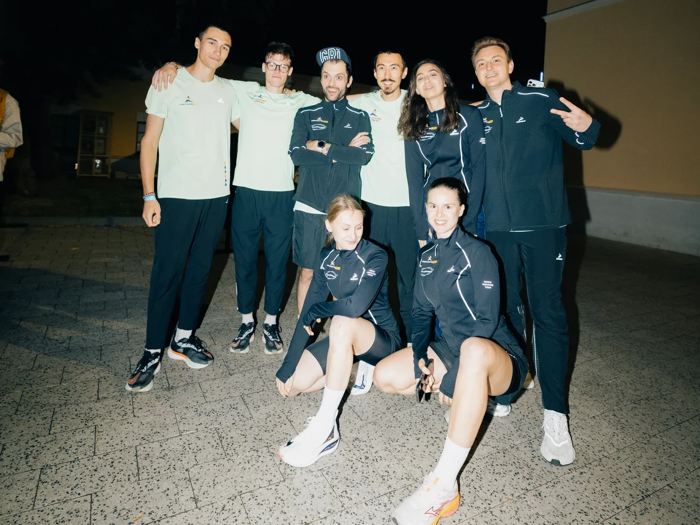 Club members in the merch